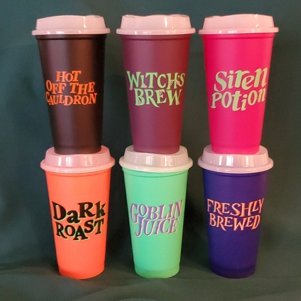 Starbucks Halloween Glow in Dark Hot Cups …